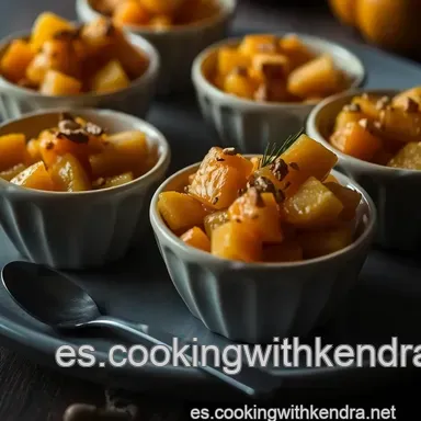 Vasitos de Calabaza y Caramelo: &iexcl;Oto&ntilde;o en Cada Cucharada! Tarjeta de receta