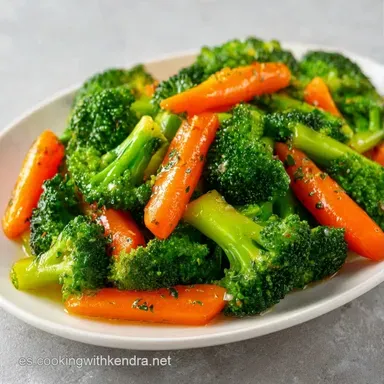 Verduras Salteadas para 4 Personas Tarjeta de receta