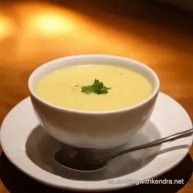 Vichyssoise Receta La Sopa Fr&iacute;a de Verano de la Abuela Tarjeta de receta