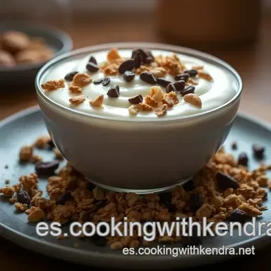 Yogur con Granola Casera: &iexcl;Desayuno Crujiente y Saludable! Tarjeta de receta
