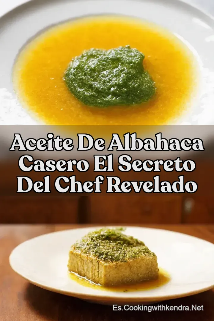 Aceite de Albahaca Casero El Secreto del Chef Revelado