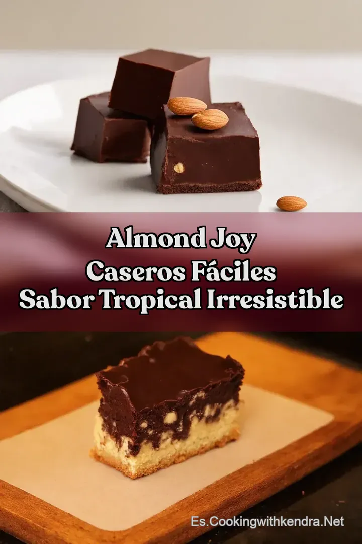 Almond Joy Caseros F&aacute;ciles Sabor Tropical Irresistible