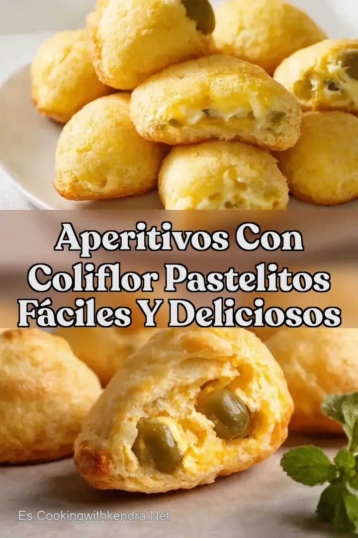 Aperitivos con Coliflor Pastelitos F&aacute;ciles Y Deliciosos