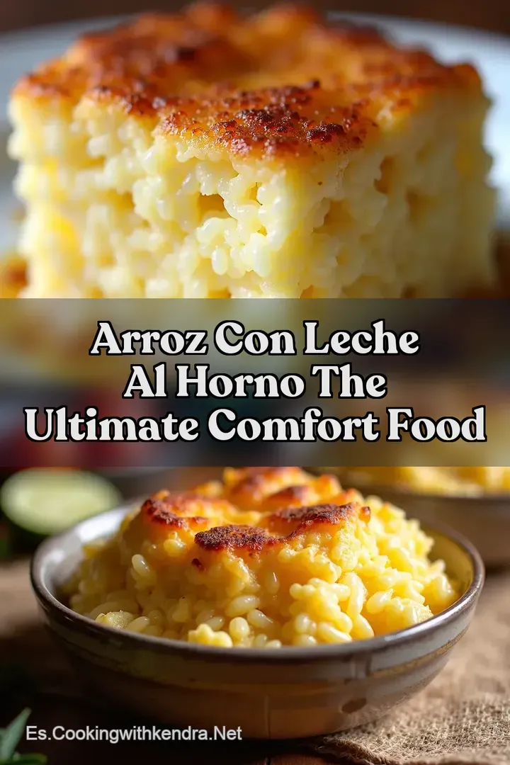 Arroz con Leche al Horno The ULTIMATE Comfort Food