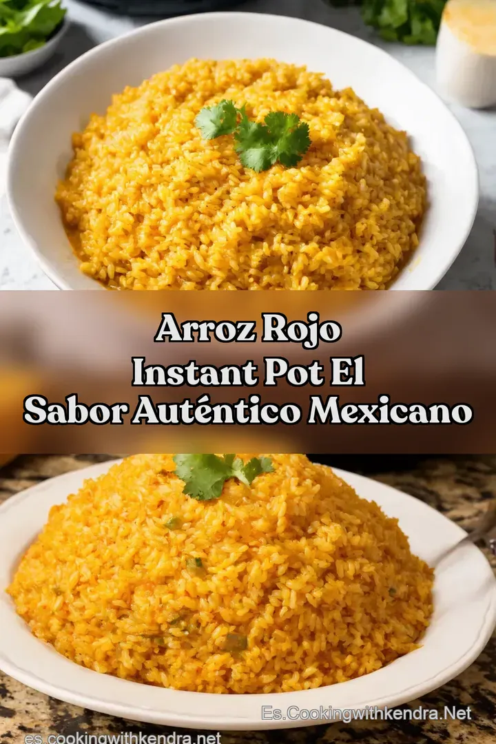 Arroz Rojo Instant Pot El Sabor Aut&eacute;ntico Mexicano