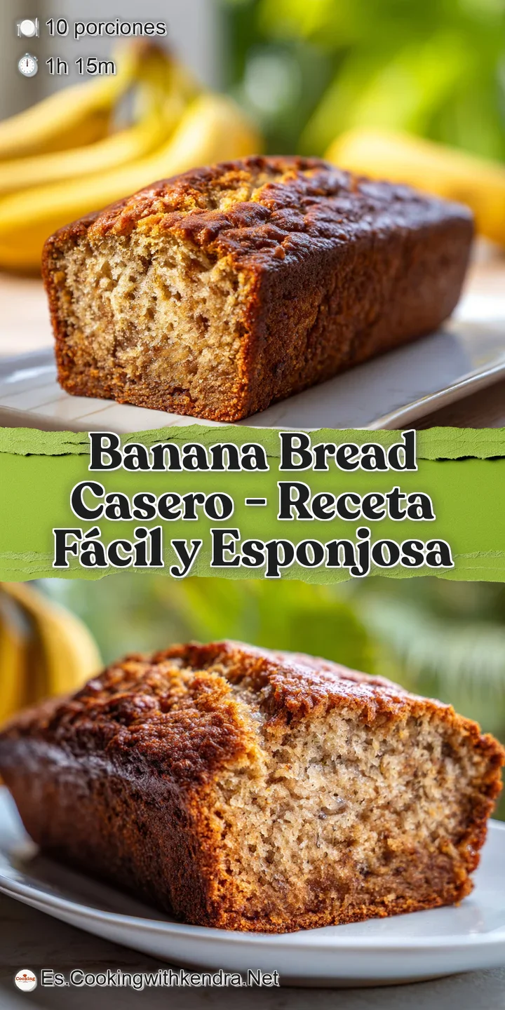 Close-up of a fluffy, moist banana bread slice with visible banana flecks and a slight sheen.