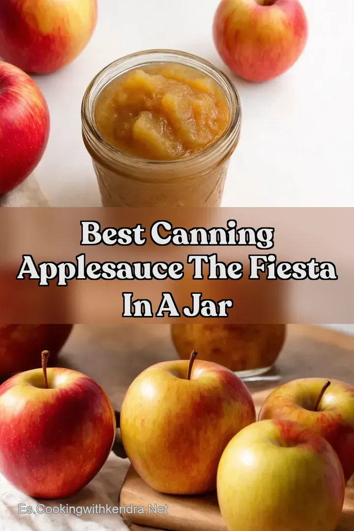 Best Canning Applesauce The Fiesta in a Jar