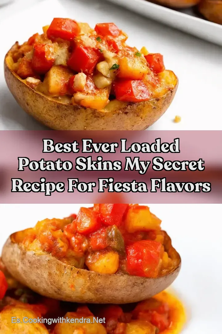 BEST EVER Loaded Potato Skins My Secret Recipe for Fiesta Flavors