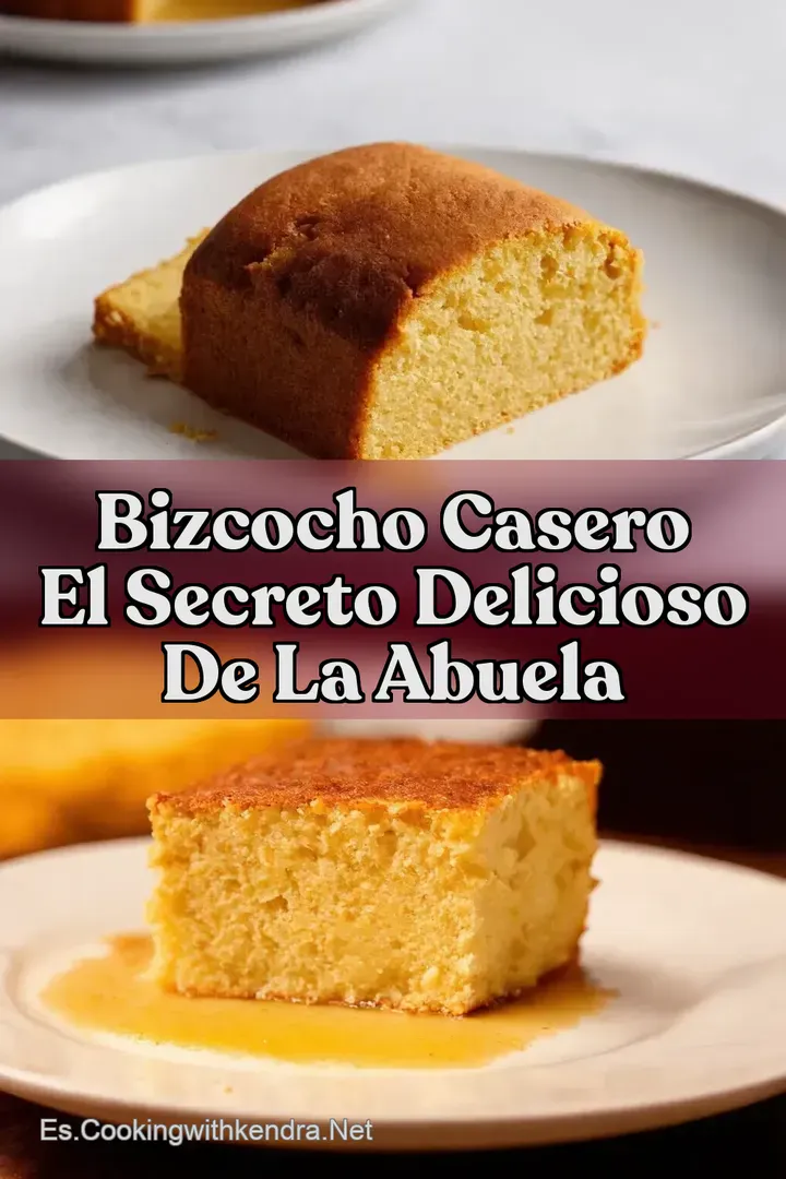 Bizcocho Casero El Secreto Delicioso De La Abuela