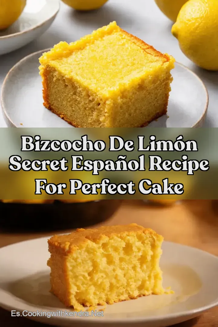 Bizcocho de Lim&oacute;n Secret Espa&ntilde;ol Recipe for Perfect Cake
