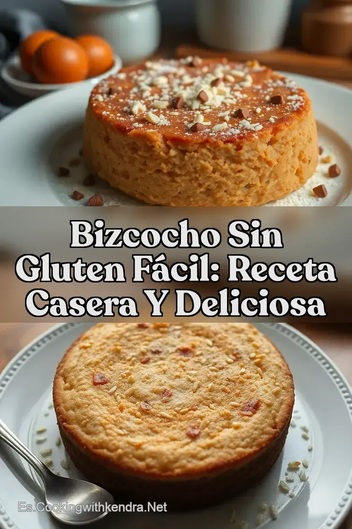 Bizcocho Sin Gluten F&aacute;cil: Receta Casera y Deliciosa