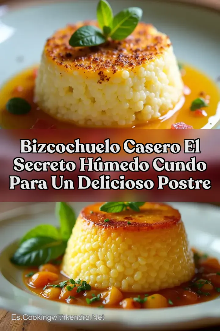 Bizcochuelo Casero El Secreto H&uacute;medo Cundo Para Un Delicioso Postre