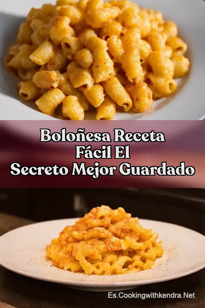 Bolo&ntilde;esa Receta F&aacute;cil El Secreto Mejor Guardado