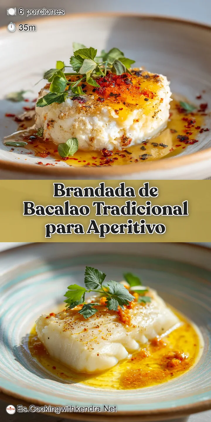 Close-up of Brandade: Swirls of creamy white cod and potato, glossy olive oil, and vibrant green parsley create a rich tex...