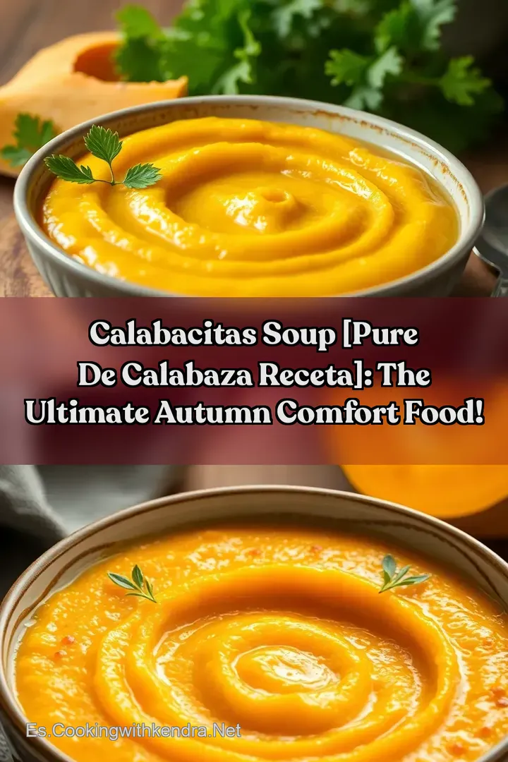 Calabacitas Soup [Pure de Calabaza Receta]: The Ultimate Autumn Comfort Food!