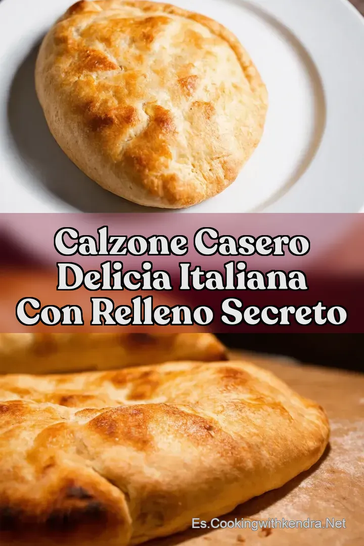 Calzone Casero Delicia Italiana Con Relleno Secreto