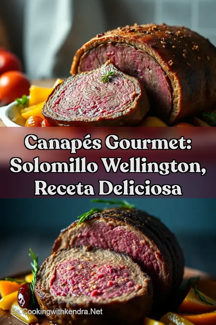 Canap&eacute;s Gourmet: Solomillo Wellington Receta Deliciosa