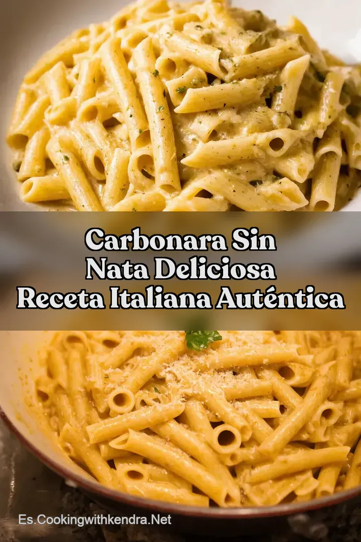 Carbonara Sin Nata Deliciosa Receta Italiana Aut&eacute;ntica
