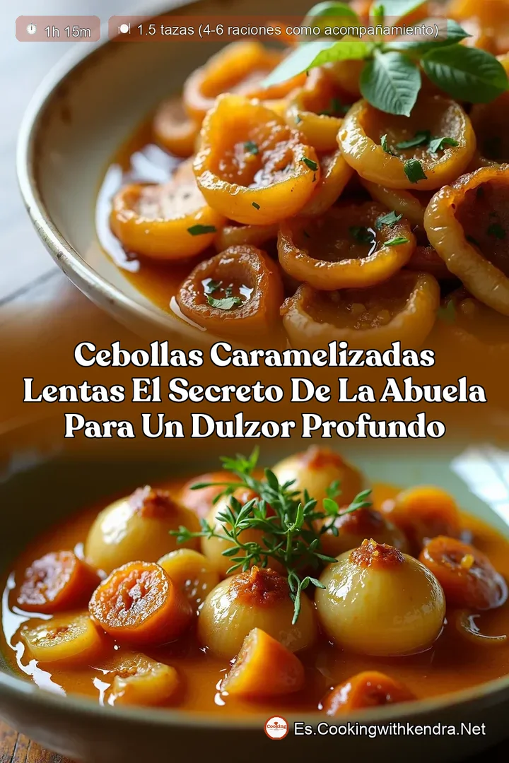 Cebollas Caramelizadas Lentas El Secreto de la Abuela para un Dulzor Profundo