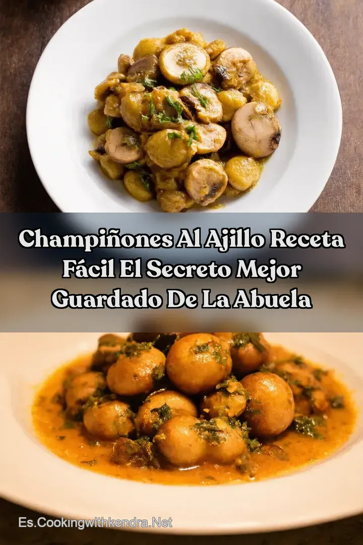 Champi&ntilde;ones al Ajillo Receta F&aacute;cil El Secreto Mejor Guardado de la Abuela