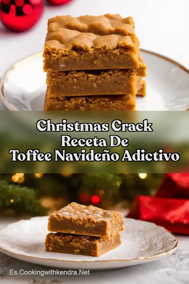 Christmas Crack Receta de Toffee Navide&ntilde;o Adictivo