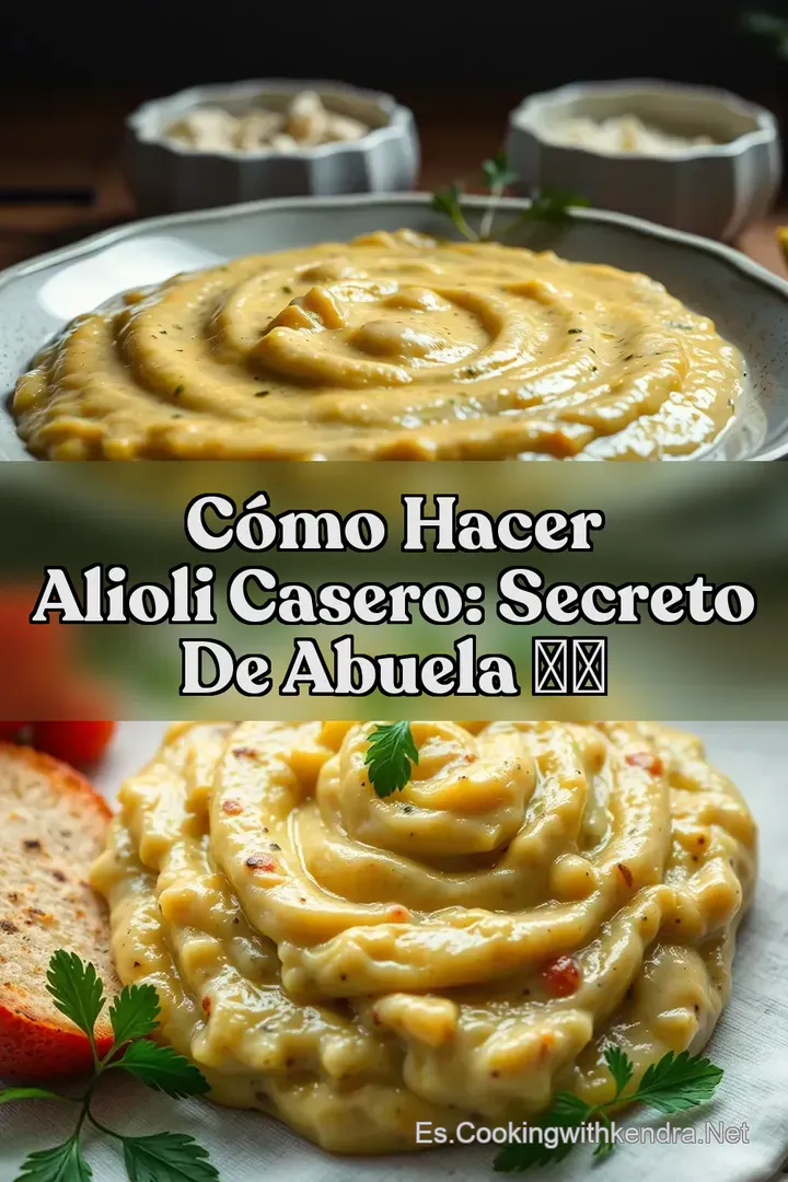 C&oacute;mo Hacer Alioli Casero: Secreto de Abuela 🧄✨