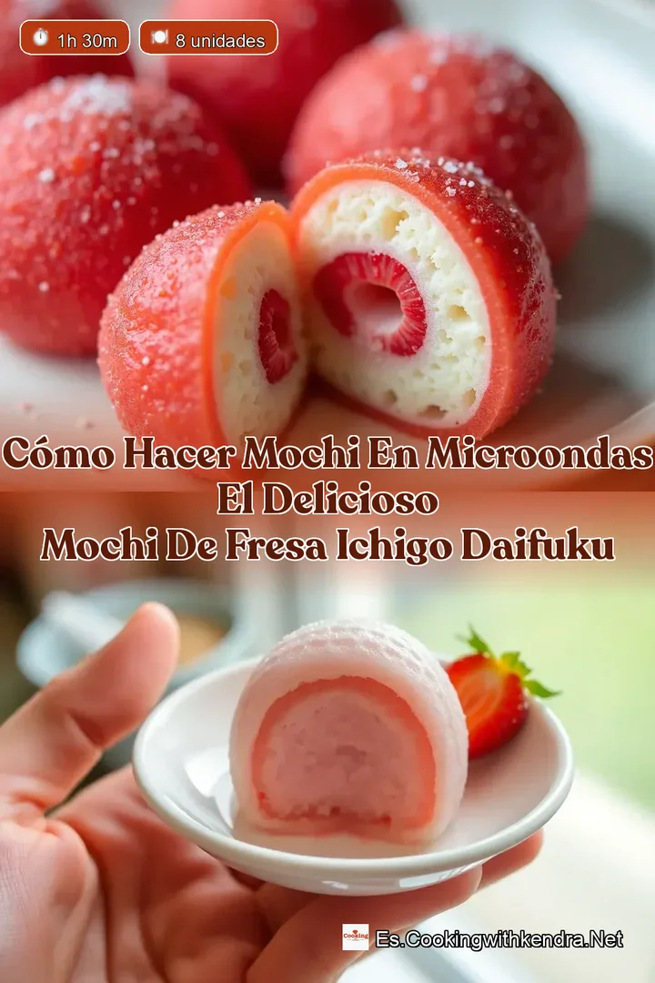 C&oacute;mo Hacer Mochi En Microondas El Delicioso Mochi De Fresa Ichigo Daifuku