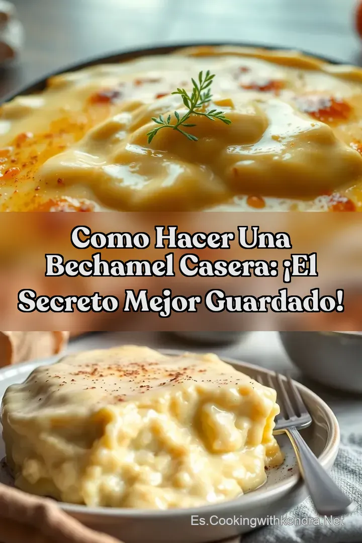 Como Hacer Una Bechamel Casera: &iexcl;El Secreto Mejor Guardado!