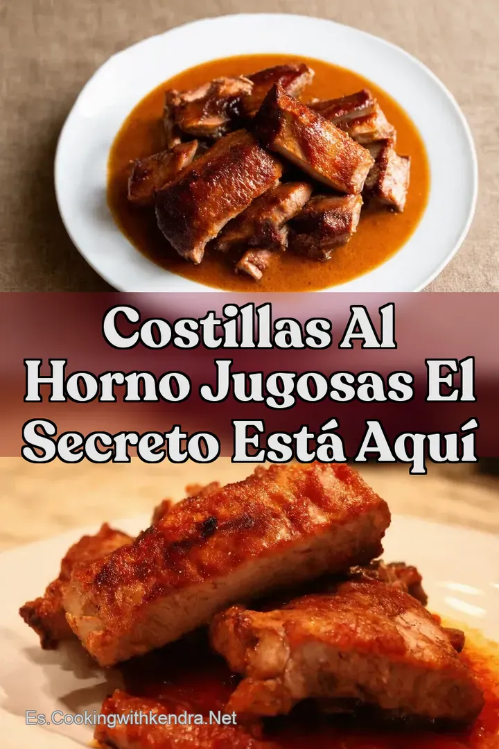 Costillas al Horno Jugosas El Secreto Est&aacute; Aqu&iacute;