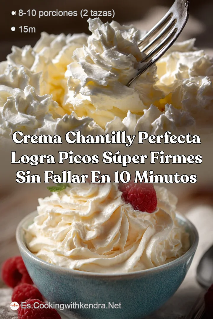 Crema Chantilly perfecta Logra picos s&uacute;per firmes sin fallar en 10 minutos