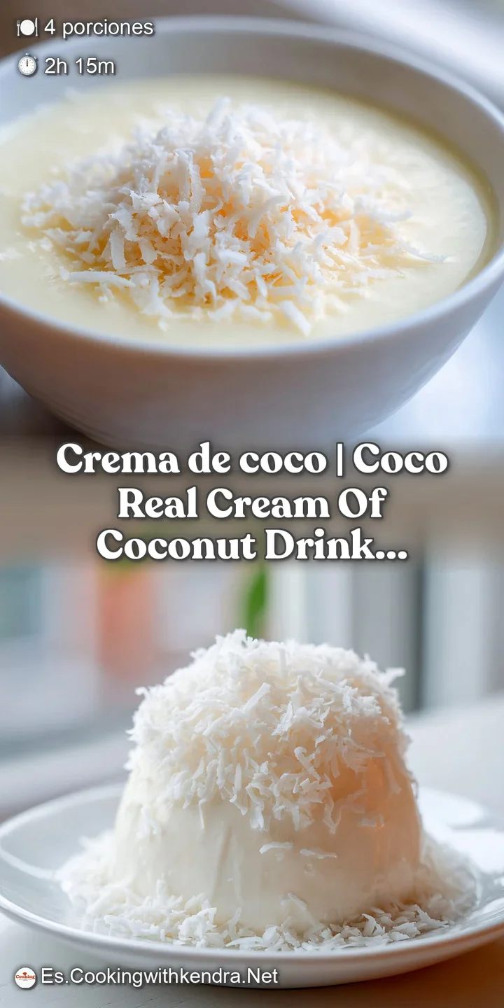 Primer plano de una textura sedosa y blanca con burbujas finas, resaltando la densidad cremosa y el brillo tropical.