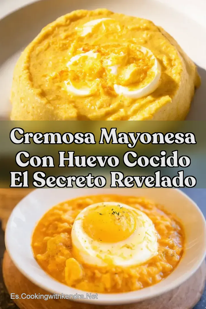 Cremosa Mayonesa con Huevo Cocido El Secreto Revelado