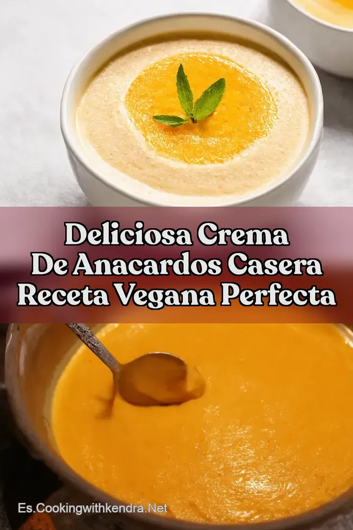 Deliciosa Crema de Anacardos Casera Receta Vegana Perfecta