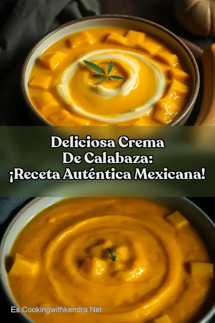 Deliciosa Crema de Calabaza: &iexcl;Receta Aut&eacute;ntica Mexicana!