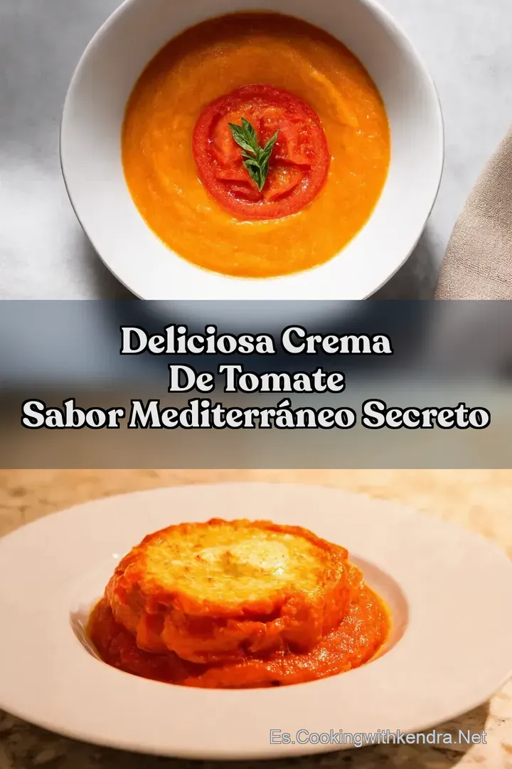Deliciosa Crema de Tomate Sabor Mediterr&aacute;neo Secreto