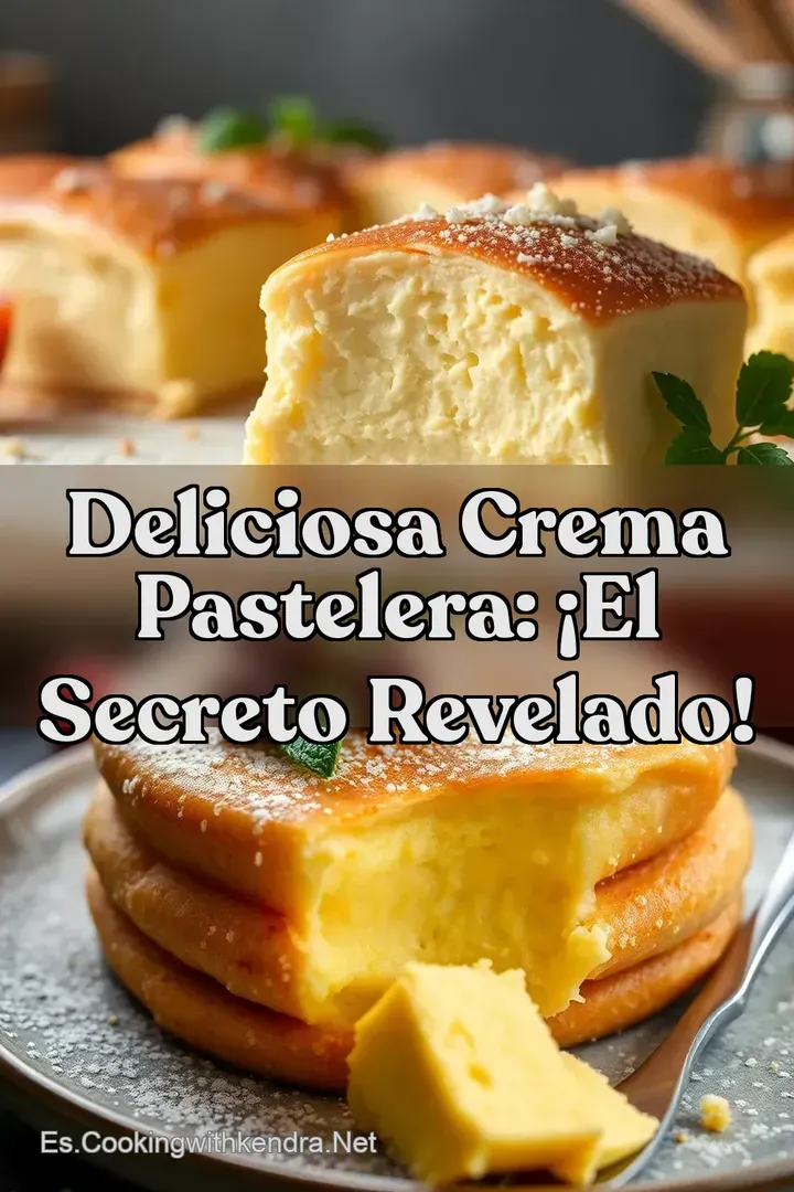 Deliciosa Crema Pastelera: &iexcl;El Secreto Revelado!