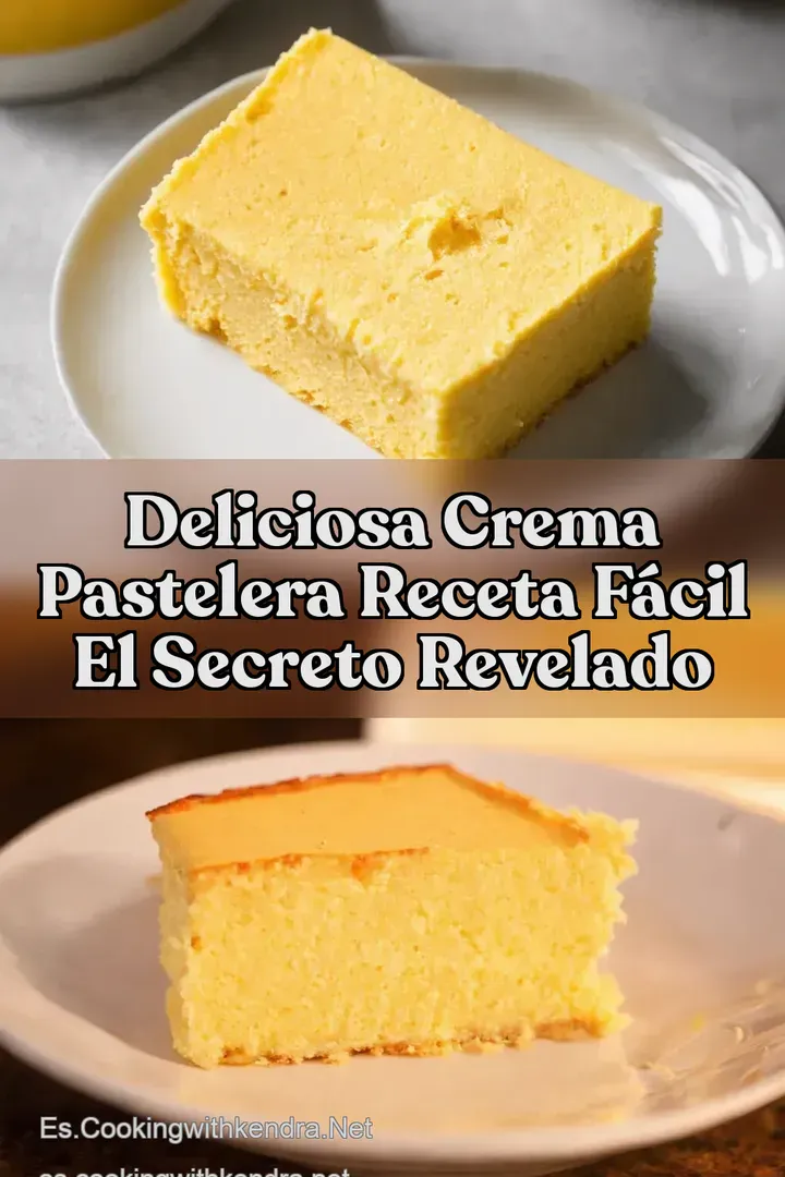 Deliciosa Crema Pastelera Receta F&aacute;cil El Secreto Revelado
