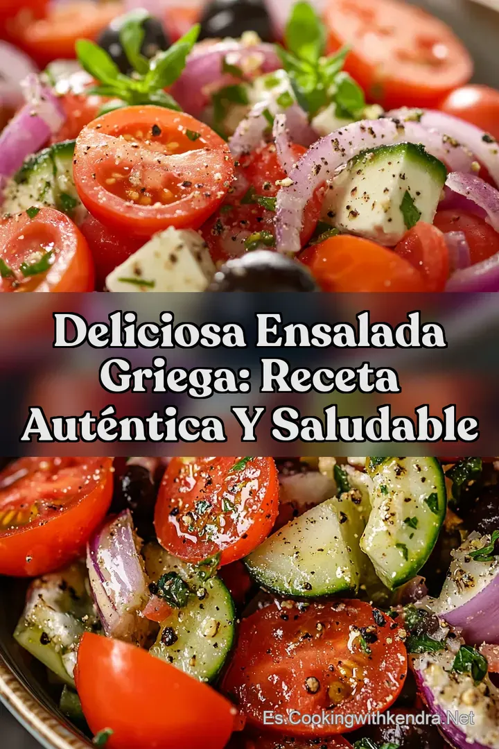 Deliciosa Ensalada Griega: Receta Aut&eacute;ntica y Saludable