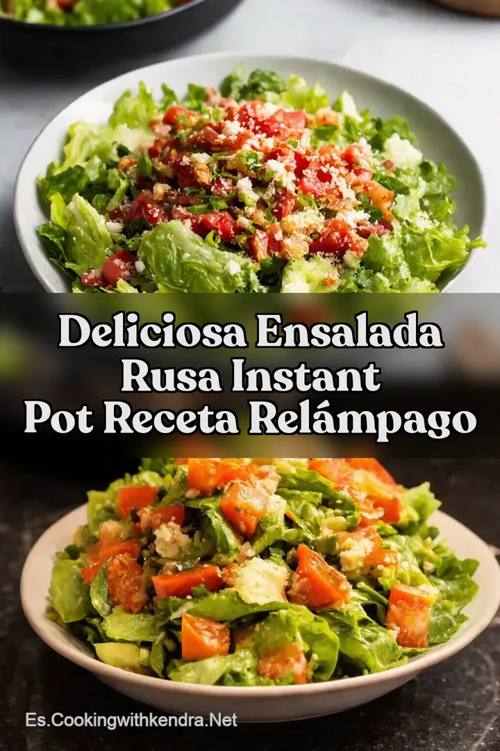 Deliciosa Ensalada Rusa Instant Pot Receta Rel&aacute;mpago