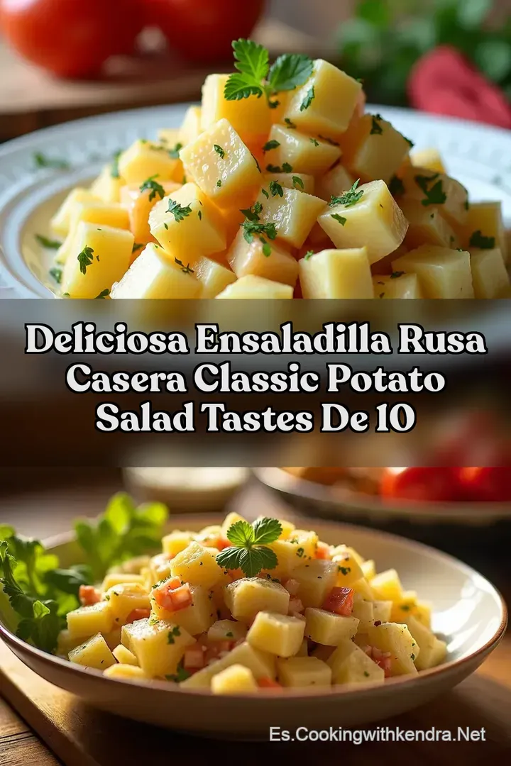 Deliciosa Ensaladilla Rusa Casera Classic Potato Salad Tastes de 10