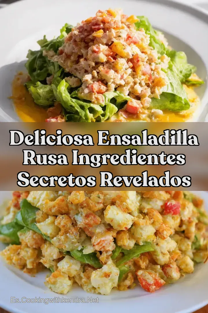 Deliciosa Ensaladilla Rusa Ingredientes Secretos Revelados
