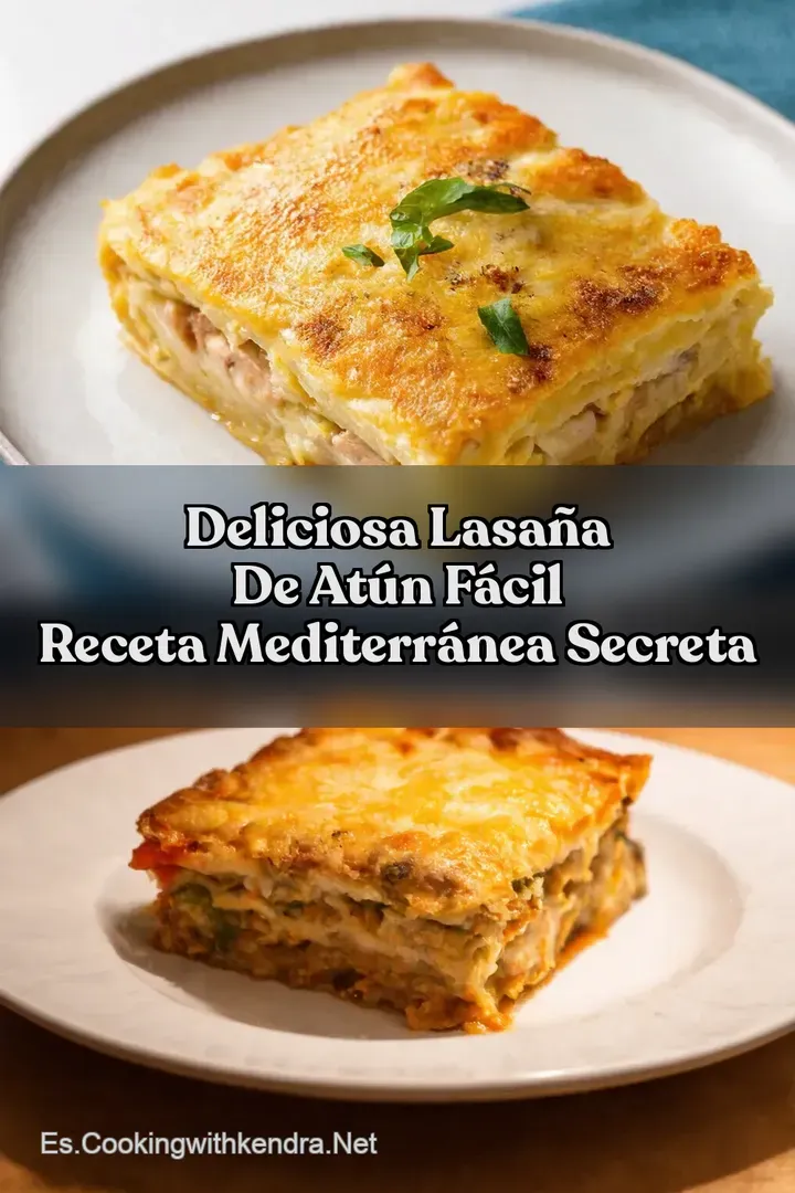 Deliciosa Lasa&ntilde;a de At&uacute;n F&aacute;cil Receta Mediterr&aacute;nea Secreta
