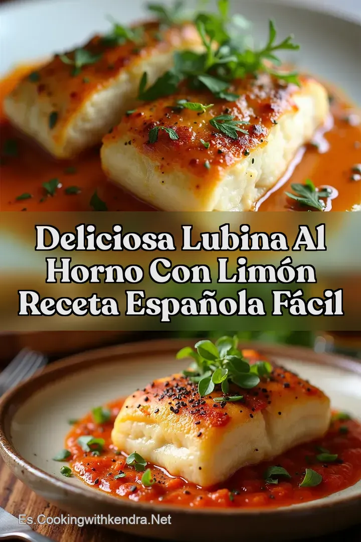 Deliciosa Lubina al Horno con Lim&oacute;n Receta Espa&ntilde;ola F&aacute;cil