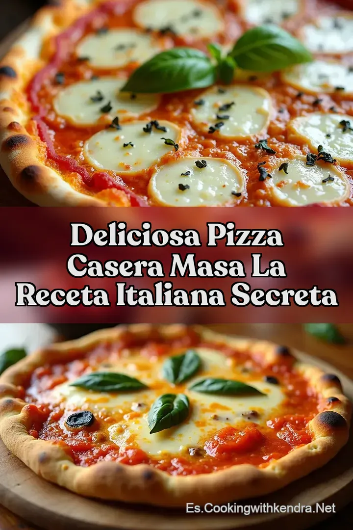 Deliciosa Pizza Casera Masa La Receta Italiana Secreta