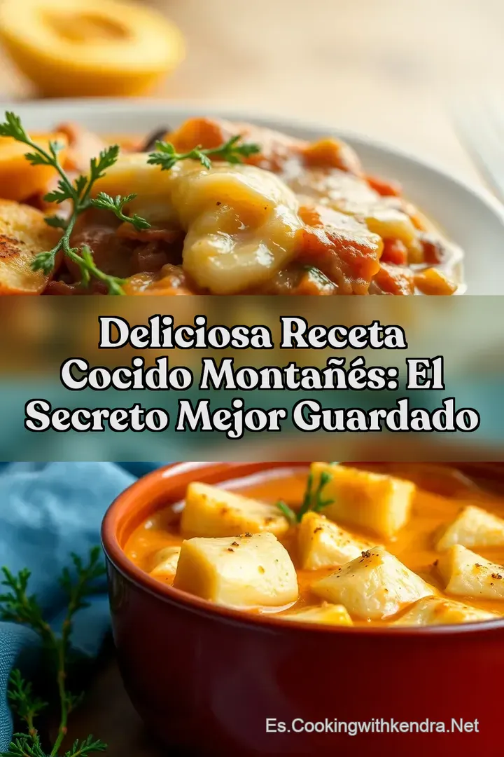 Deliciosa receta cocido monta&ntilde;&eacute;s: El secreto mejor guardado