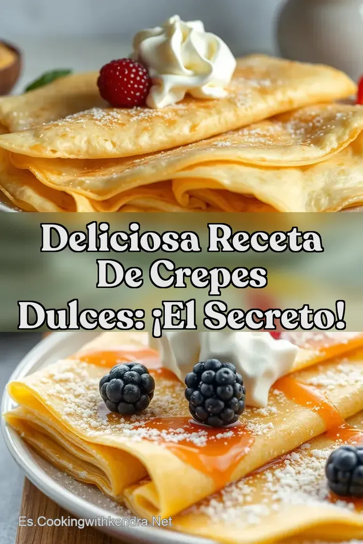 Deliciosa Receta de Crepes Dulces: &iexcl;El Secreto!