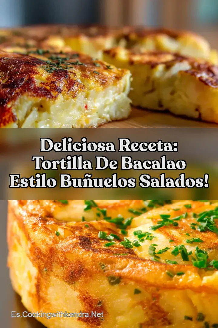 Deliciosa Receta: Tortilla de Bacalao estilo Bu&ntilde;uelos Salados!