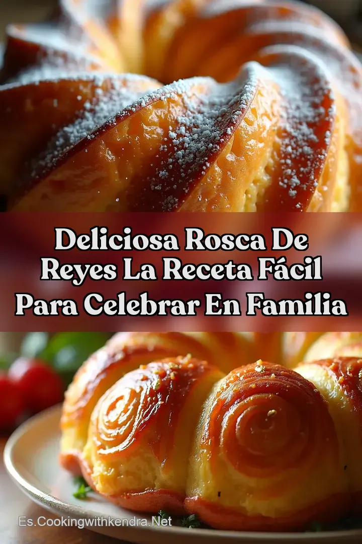 Deliciosa Rosca de Reyes La Receta F&Aacute;CIL para Celebrar en Familia