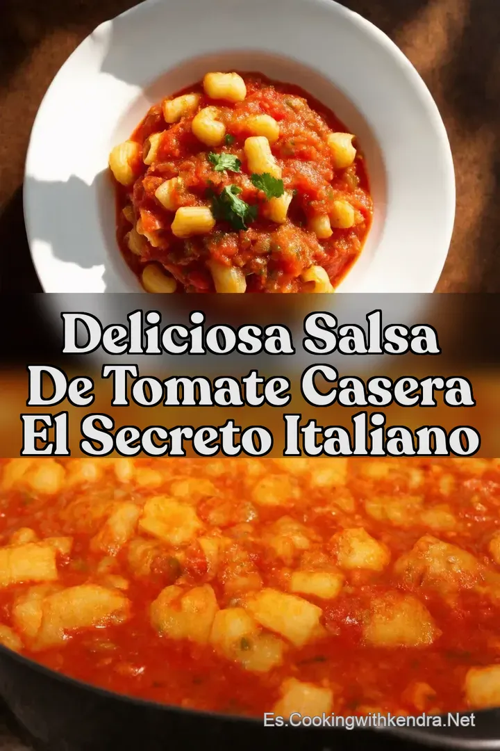 Deliciosa Salsa de Tomate Casera El Secreto Italiano