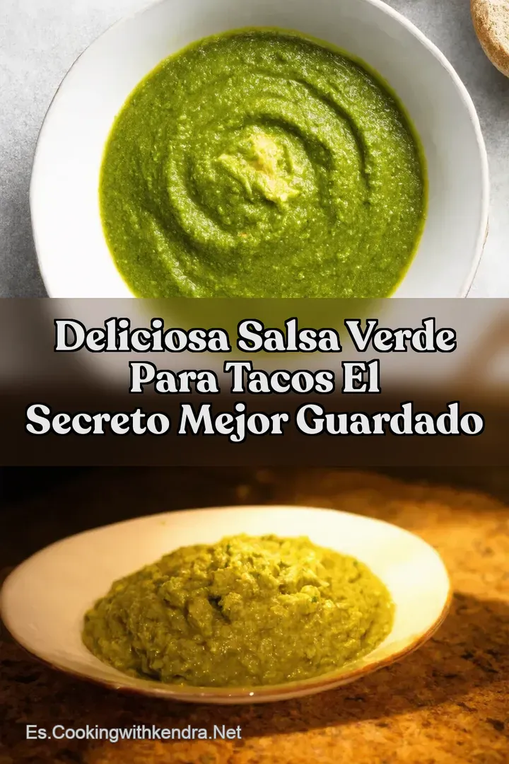 Deliciosa Salsa Verde Para Tacos El Secreto Mejor Guardado